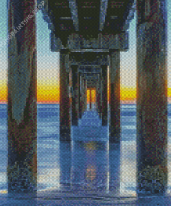 Florida Jacksonville Pier Diamond Painting