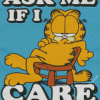 Garfield Ask Me If I Care Diamond Painting