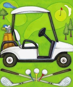 Golf Spring Diamond Painting