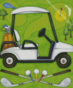 Golf Spring Diamond Painting