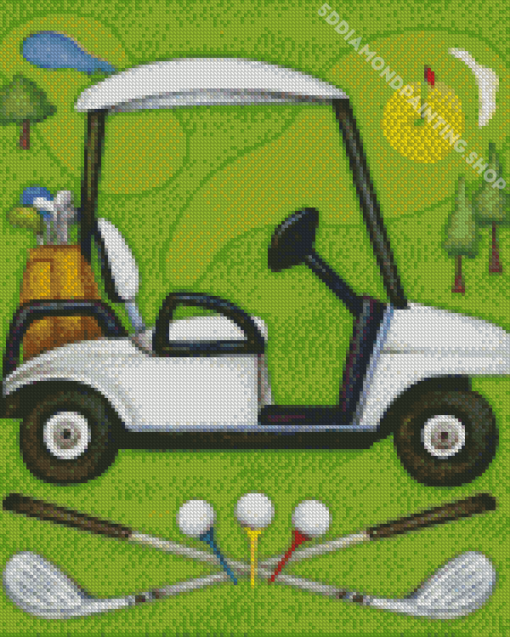 Golf Spring Diamond Painting