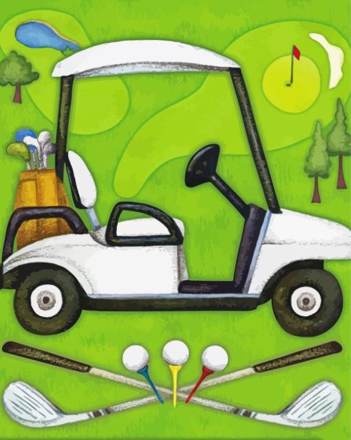 Golf Spring Diamond Painting