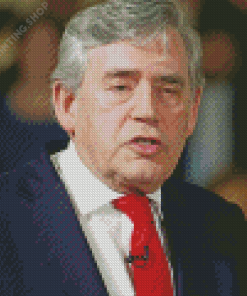 Gordon Brown Former Prime Minister Of UK Diamond Painting