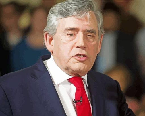 Gordon Brown Former Prime Minister Of UK Diamond Painting