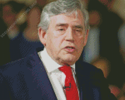 Gordon Brown Former Prime Minister Of UK Diamond Painting