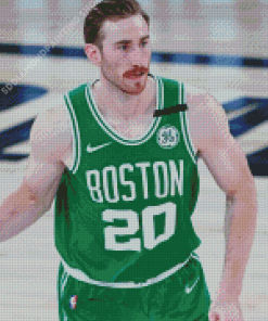 Gordon Hayward Boston Team Player Diamond Painting