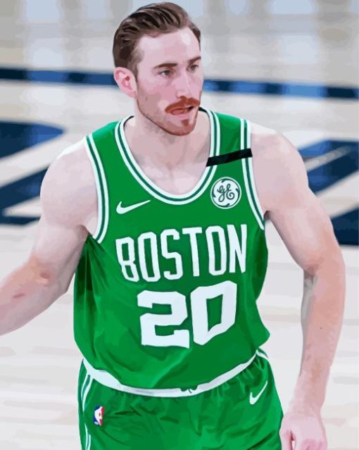 Gordon Hayward Boston Team Player Diamond Painting