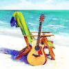 Guitar At Beach Diamond Painting