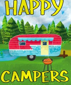 Happy Campers Diamond Painting