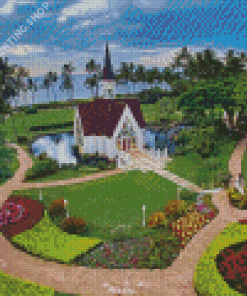 Hawaii Wailea Church Diamond Painting