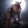 Hungry Werewolf With Moon Diamond Painting