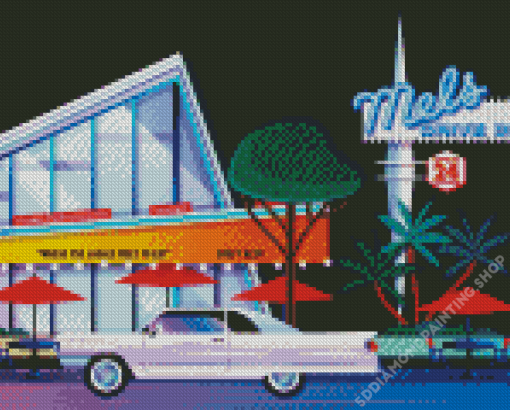 Mels Drive In Diamond Painting