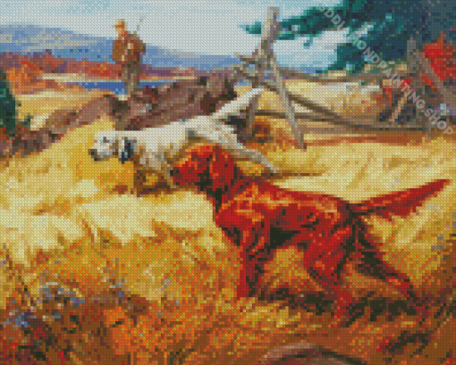 Irish Setter Diamond Painting