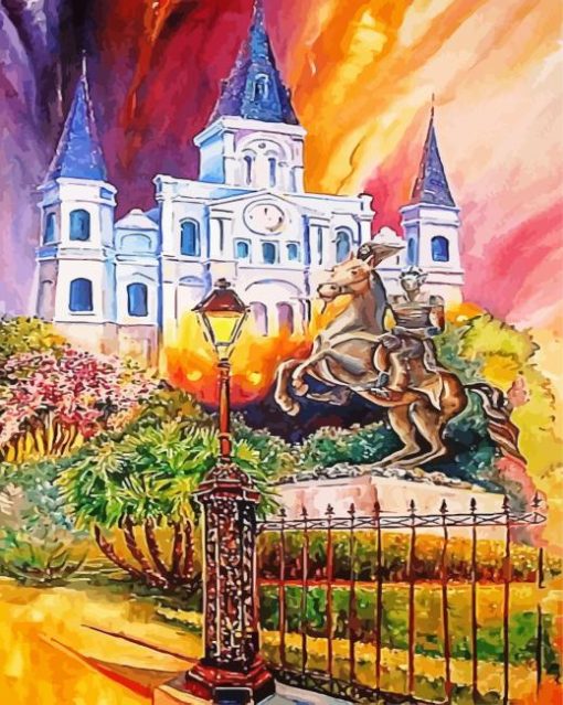 Jackson Square New Orleans Louisiana Diamond Painting