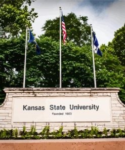 Kansas State University Manhattan Diamond Painting