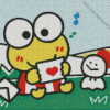 Keroppi Holding Love Letter Diamond Painting