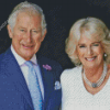 King Charles With Camilla Diamond Painting