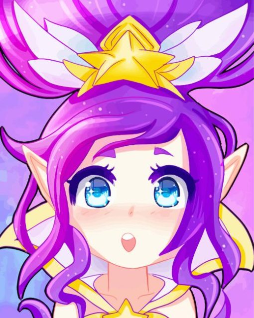 League Of Legends Janna Star Guardian Diamond Painting