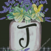 Letter J Diamond Painting