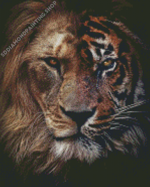 Lion Tiger Diamond Painting