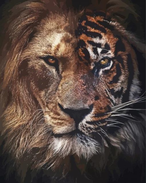 Lion Tiger Diamond Painting