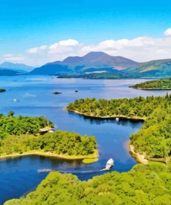 Loch Lomond Landscape Diamond Painting