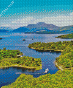 Loch Lomond Landscape Diamond Painting