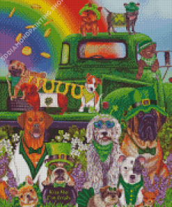 Lucky Pups St Diamond Painting