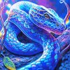 Magical Blue Snake Diamond Painting