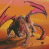 Manticore In Desert Diamond Painting