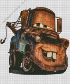 Mater Cars Movie Character Diamond Painting