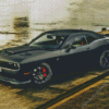 Matte Black Hellcat Srt Diamond Painting