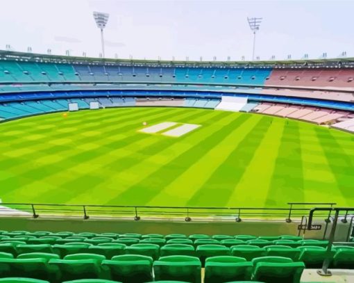 Melbourne Cricket Stadium Ground Diamond Painting