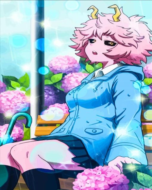 Mina Ashido Anime Character Diamond Painting