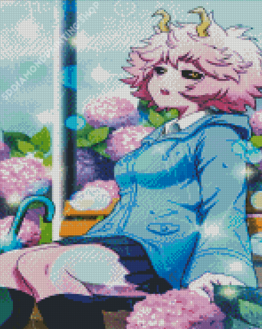 Mina Ashido Anime Character Diamond Painting