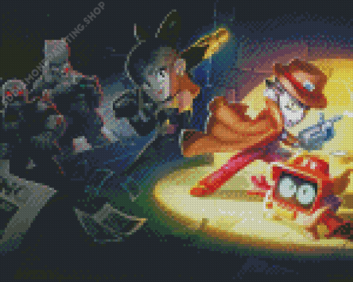 Monochrome Brawl Stars Characters Diamond Painting