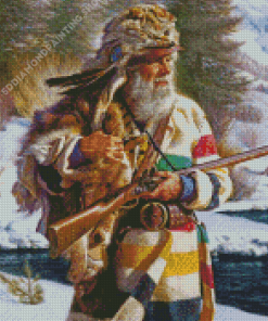 Mountain Man Diamond Painting