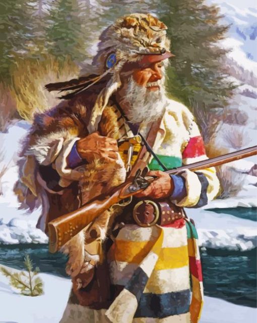 Mountain Man Diamond Painting