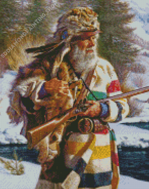 Mountain Man Diamond Painting