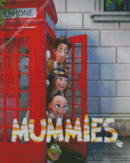 Mummies Animated Movie Diamond Painting