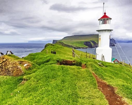 Mykines Island Diamond Painting