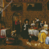 Noble Family Meal Diamond Painting