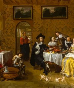 Noble Family Meal Diamond Painting