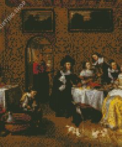 Noble Family Meal Diamond Painting