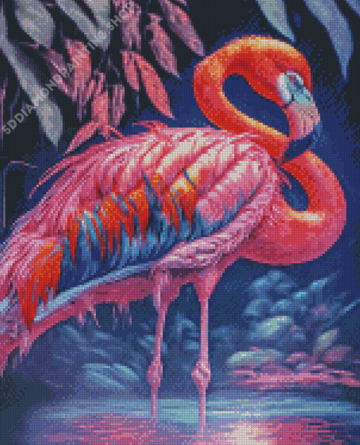 Pink Flamingo Diamond Painting