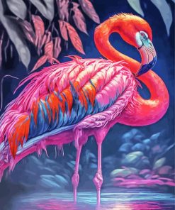 Pink Flamingo Diamond Painting