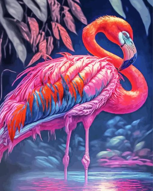 Pink Flamingo Diamond Painting