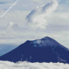 Popocatepetl With Clouds Diamond Painting