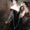 Portrait Of Donna Franca Florio By Boldini Diamond Painting