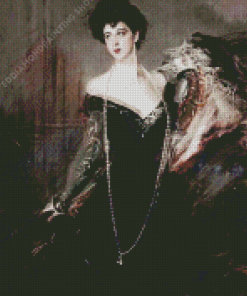 Portrait Of Donna Franca Florio By Boldini Diamond Painting